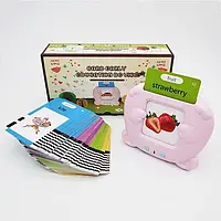 Карманный алфавит Монтессори Мишка 112 карточек Интерактивные развивающие карточки для изучения английского