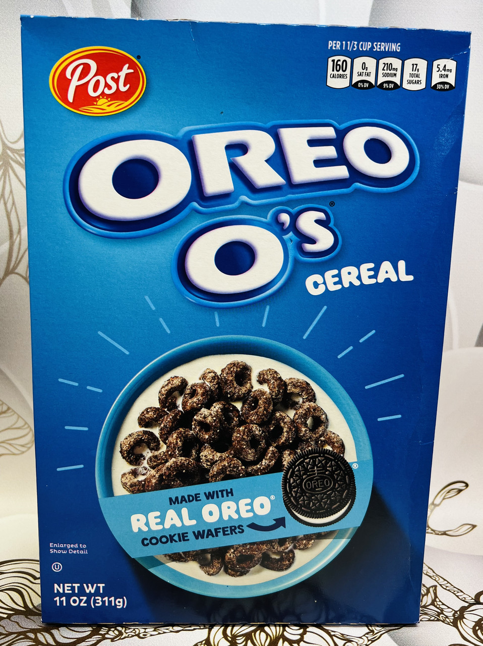 Сухий сніданок хрумкі кільця Oreo O's Cereal