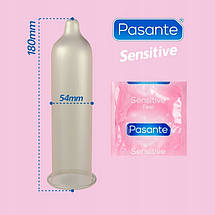 Презервативи Pasante Sensitive Feel 6 штук тонкі презервативи, фото 2