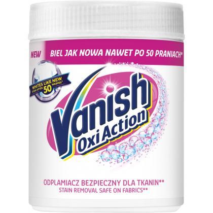Засіб для видалення плям Vanish Oxi Action Кришталева білизна 1000 г, фото 1