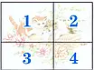 Набір для вишивання за нанесеною на канву схемою "Flowers and cats". AIDA 14CT printed, 44*34 см, фото 4