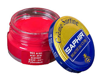 Зволожуючий крем для Взуття Saphir Creme Surfine рубіновий