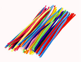 Синельний дріт пухнастий 50 шт набір КК-1517