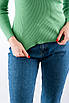 Гольф в рубчик з горловиною стійка зелений 61014 ONE SIZE (2000000117607), фото 4