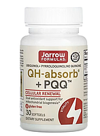 Jarrow Formulas, Убихинол, QH+ PQQ, 30 гелевых капсул