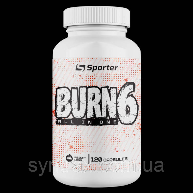 Sporter Burn6 120 caps, жирозпалювач