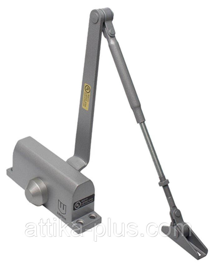 Дотягувач дверний Шерлок (срібло) B2D вага дверей 25-45 кг ширина 850 мм, фото 1