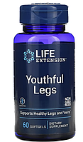 Life Extension, Youthful legs, добавка для молодости ног, 60 капсул