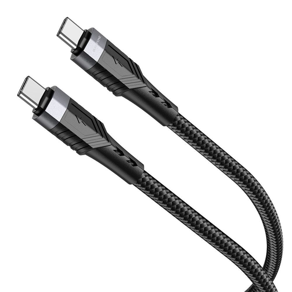 TU TU Кабель Borofone BU35 Type-C to Type-C PD 60W 1.2m black