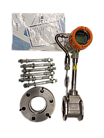 Вихревой расходомер пара, газов и жидкостей Dn 80 mm (Ду 80 мм)