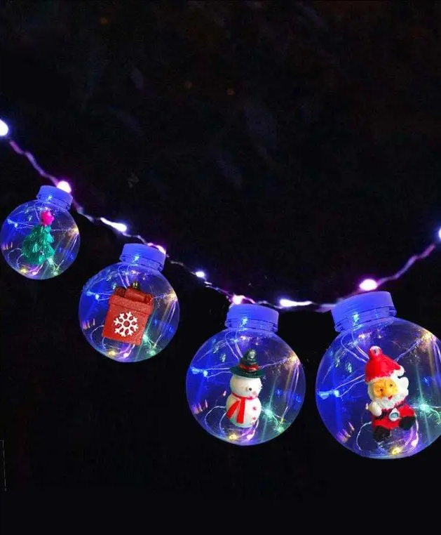 Світлодіодна гірлянда Кульки з росою Фігурки Мікс 10 шт 200 LED 10 м