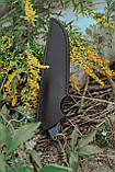 Ніж фултанг ручної роботи «Колібрі #2» зі шкіряними піхвами N690/61 HRC, фото 8