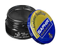 Увлажняющий крем для обуви Saphir Creme Surfine черный