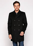 Чоловіче демісезонне пальто MIA-STYLE МІА-009 44 чорний