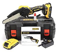 Цепная аккумуляторная пила DeWALT DCM155N (24В/4500 об/мин), Бытовая электрическая пила 5 Ач