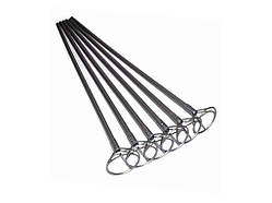 Палочка-тримач для кульки фольгованої 50см, срібло (10шт) ТМ PELICAN