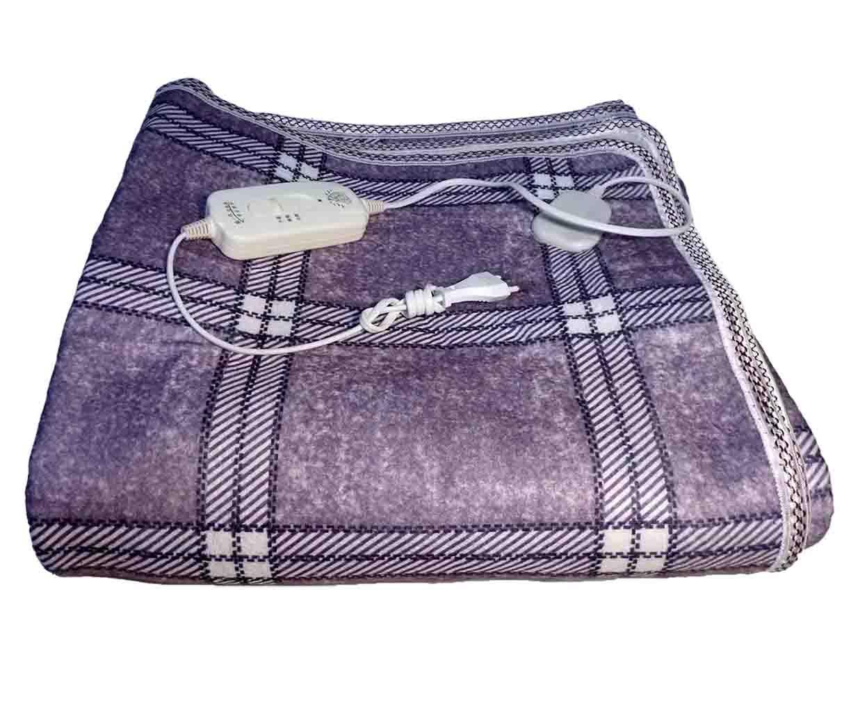 Електропростирадло electric blanket 150*120 в клітинку