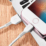 TU  TU Кабель Hoco X20 USB to Lightning 3m white, фото 3