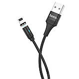 TU  TU Кабель Hoco U76 магнитный с индикатором USB to Lightning 1.2m black, фото 4