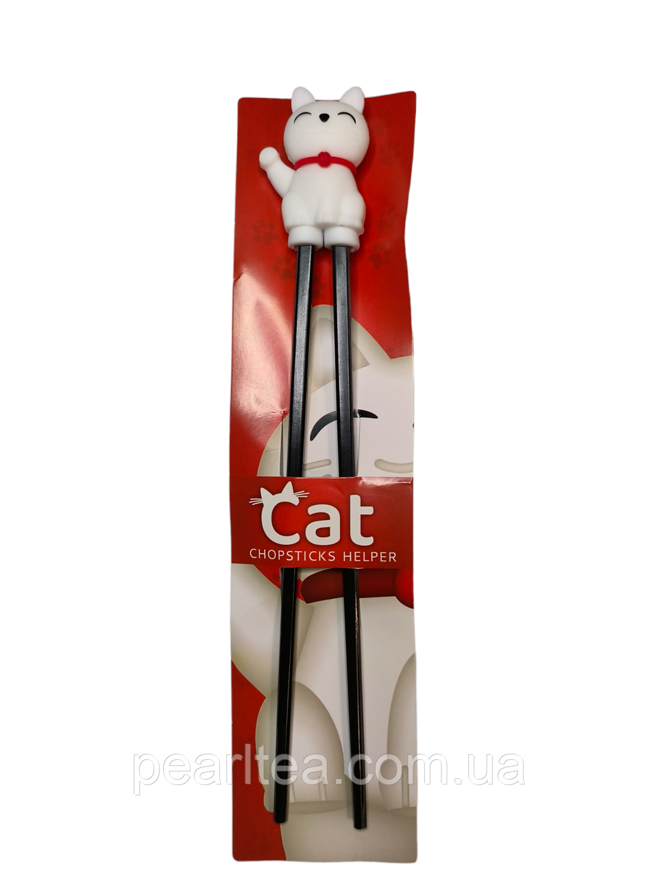 Бамбукові палички з тримачем у вигляді кота 1шт