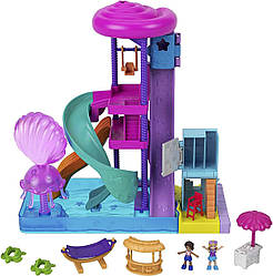 Ігровий набір Поллікет Аквапарк Polly Pocket Pollyville Super Slidin' Water Park GNG65