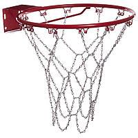 Сетка баскетбольная цепь сетка для баскетбольного кольца стальная SP-Sport Action C-914 длина 40см