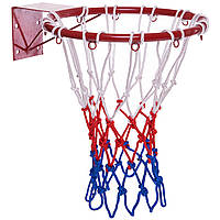 Сетка баскетбольная сетка для баскетбольного кольца SP-Sport 7524 2 сетки White-Red-Blue