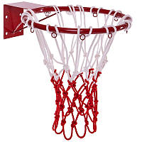 Сетка баскетбольная сетка для баскетбольного кольца SP-Sport Act 7548 2 сетки в комплекте White-Red