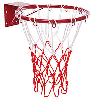 Сетка баскетбольная сетка для баскетбольного кольца SP-Sport Act 7551 2 сетки в комплекте White-Red