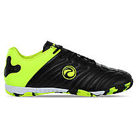 Обувь для футзала мужская Prima Action 20402-4 размер 45 Black-Neon Green