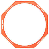 Тренировочная напольная сетка Zelart Agility Grid Act 5676 размер 49,5см сота 2шт + крепление Orange