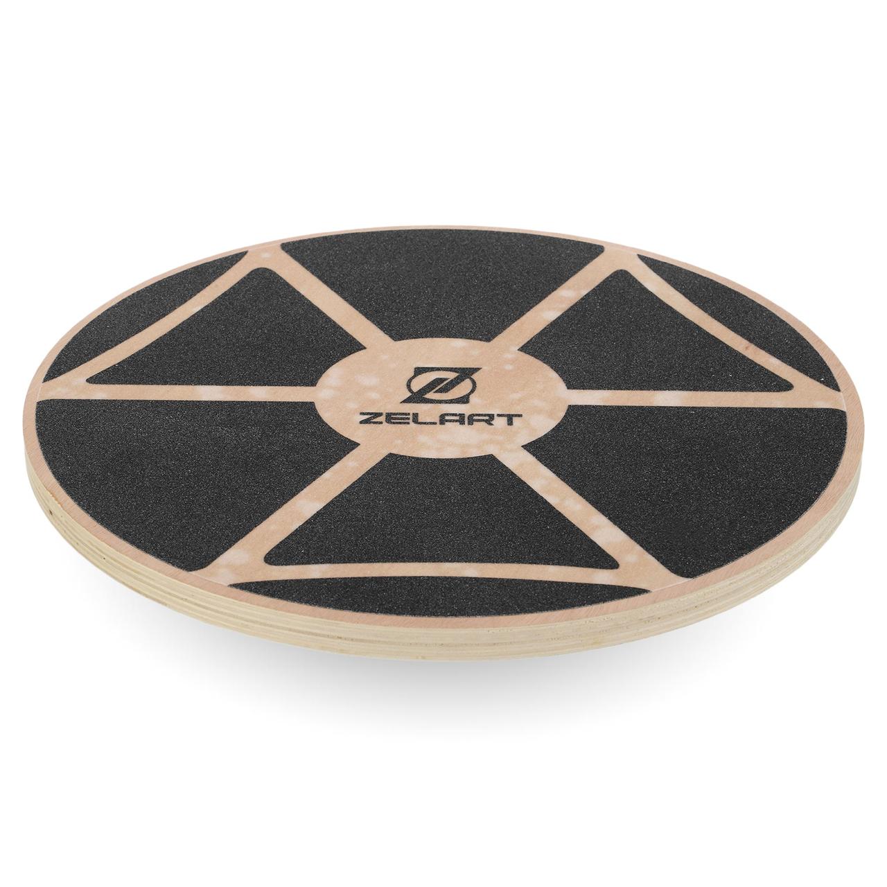 Диск балансировочный деревянный Zelart Balance Board Fit 9665 диаметр 39 см - фото 1 - id-p1994086828