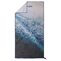 Cпортивное полотенце пляжное полотенце Zelart 4Monster Ocean Beach Towel Fit T-OST Deep Blue-White