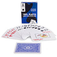 Карты игральные покерные пластиковые SP-Sport Jumbo Poker Cards Heroe 8028 54 карты