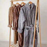Халат махровий підлітковий для хлопчика з капюшоном від 12 до 18 років