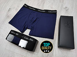 Набір чоловічих трусів СаІvіn КІеіn з 4 штук у подарунковій коробці. Преміум якість, видовжена модель.
