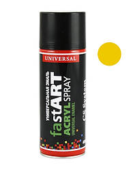 Емаль універсальна 1023 жовта фарба аерозоль 400 мл CS1023 CS SYSTEM