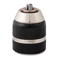 Патрон для дриля швидкозатискний 3/8" * 24, 1.0-10.0 мм, суцільнометалевий INTERTOOL ST-3831