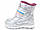Зимові чобітки дитячі Weestep 7005S сріблясті для дівчинки, фото 2