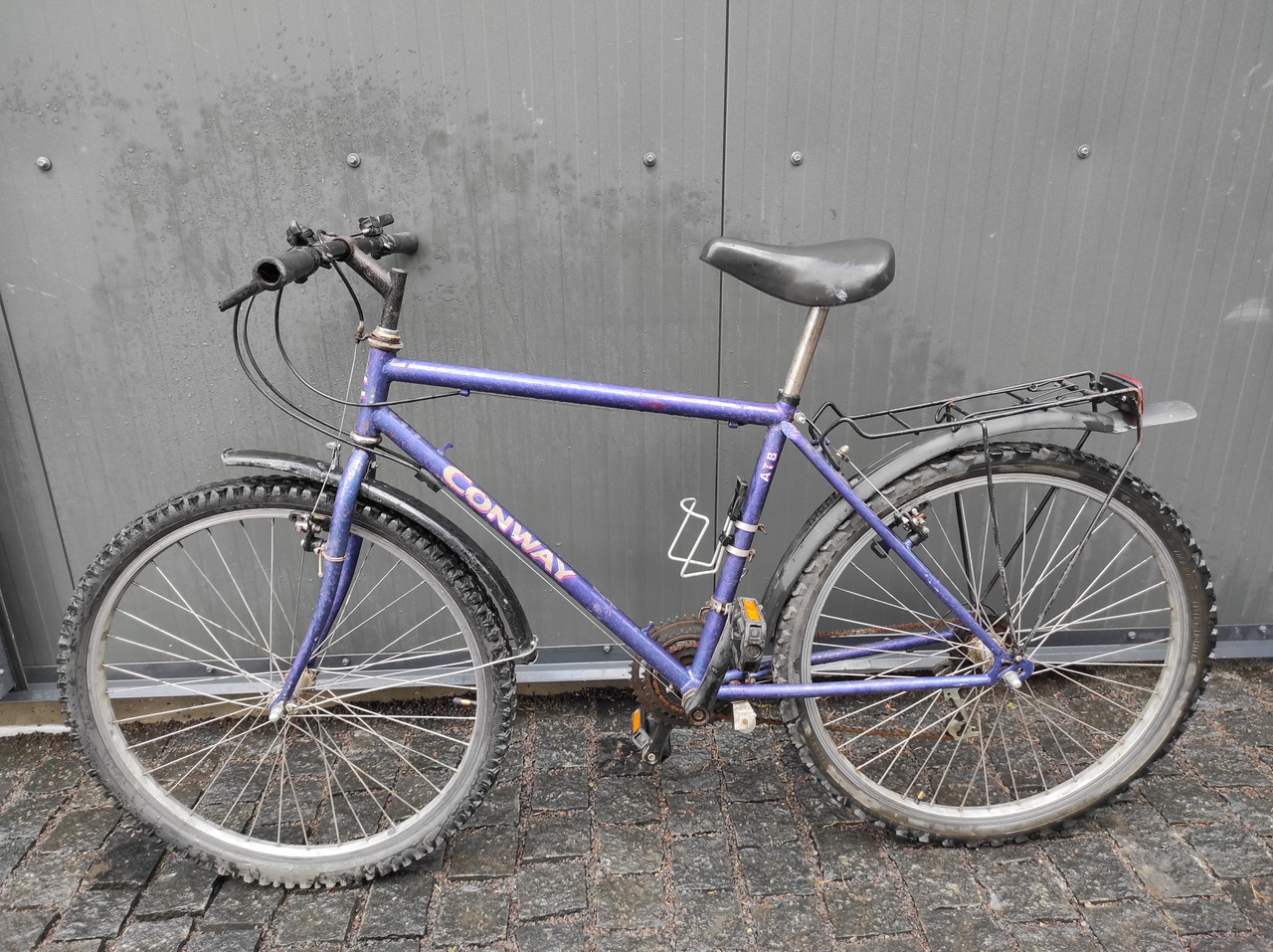 Велосипед 26" Konwey 3*7 синий Б/У - фото 4 - id-p1994100323
