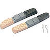 Колодки гальмiвні обідні Serfas BP-300UL MTB V-Style Cartridge Резинки, фото 2