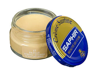 Зволожуючий крем для Взуття Saphir Creme Surfine охра