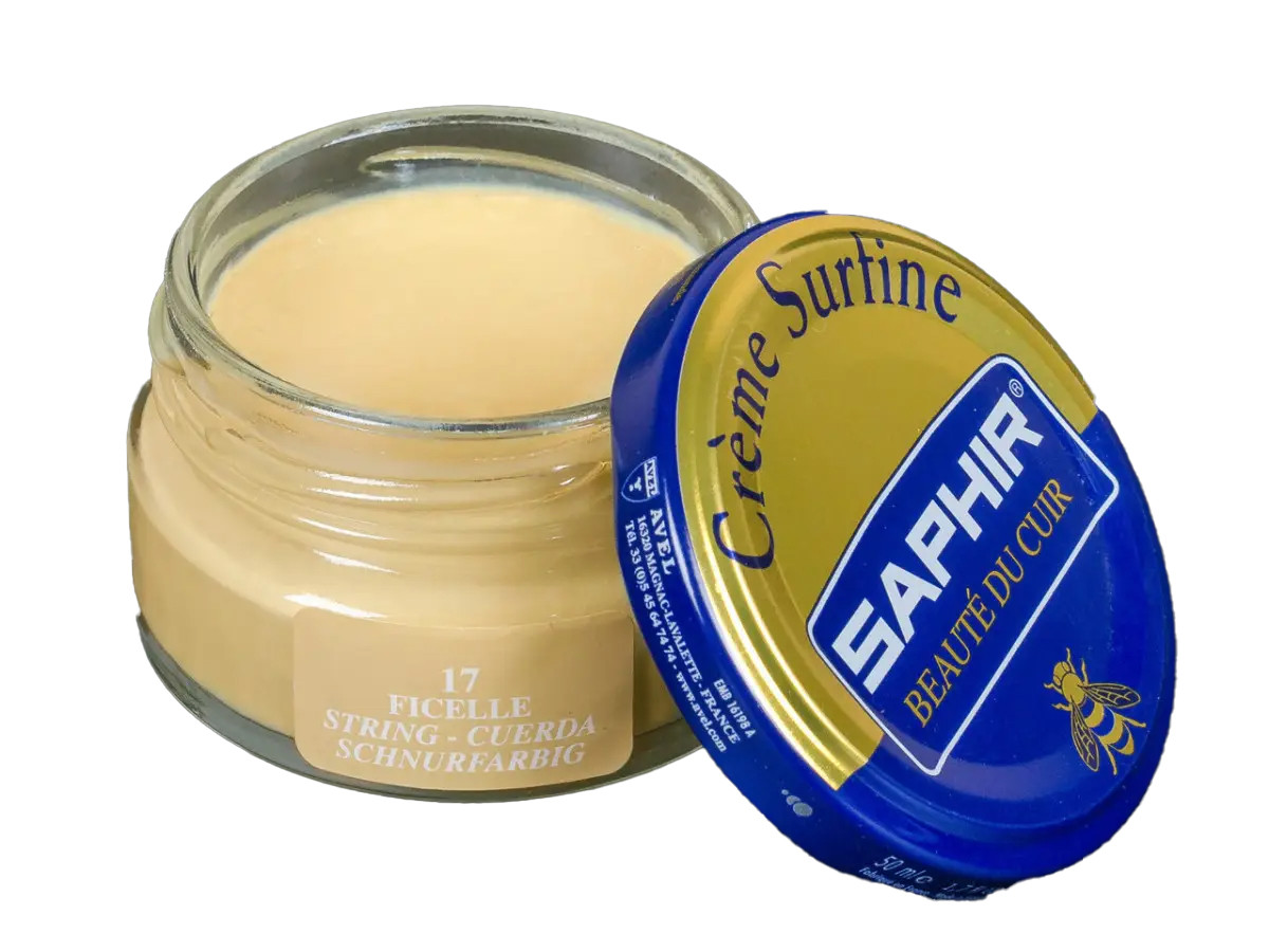 Зволожуючий крем для Взуття Saphir Creme Surfine охра, фото 1