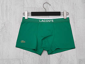 Набір чоловічих трусів Lacoste з 4 штук у фірмовій коробці, фото 2