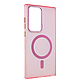 Чохол бампер Epik для Samsung Galaxy S23 Ultra Lyon Frosted MagSafe Pink, фото 2