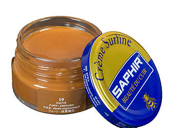 Зволожуючий крем для Взуття Saphir Creme Surfine рудо-коричневий