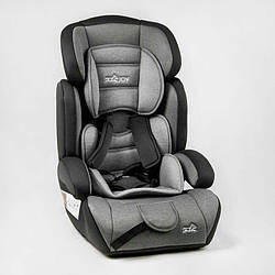 Автокрісло 55890 - GL (4) "JOY", колір - сірий, універсальне, з бустером, група 1/2/3, вага дитини від 9-36 кг, в пакеті