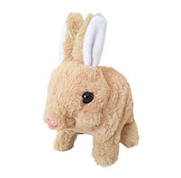 М'яка іграшка інтерактивна Кролик 17см, у наборі морквина, миска (RA004-1/2/3 ), фото 3