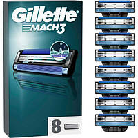 Сменые картриджи Gillette Mach 3 8шт