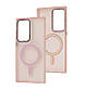 Чохол бампер Epik для Samsung Galaxy S23 Ultra Lyon Frosted MagSafe Pink, фото 4
